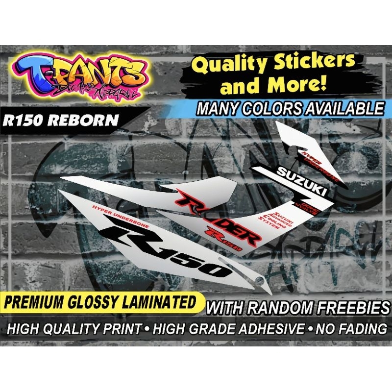 RAIDER 150 REBORN NEW DESIGN 2023 STICKER DECALS | Shopee Philippines