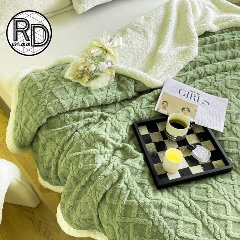 RD BEDDINGS WOOL BLANKET KING SIZE 200x220 cm ko Shopee Philippines