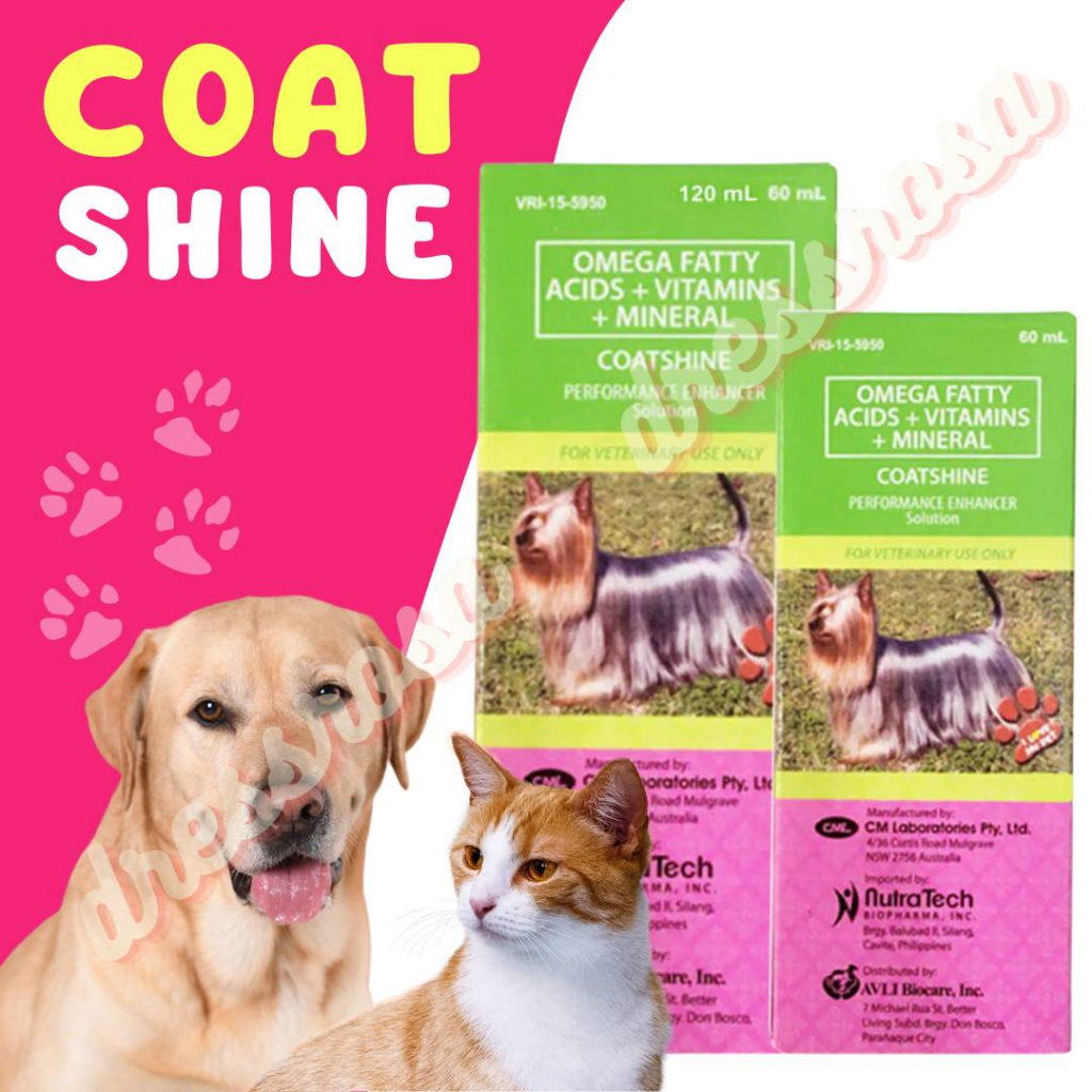 NUTRATECH COATSHINE SKIN AND COAT ENHANCER (OMEGA FATTY ACIDS+VITAMINS