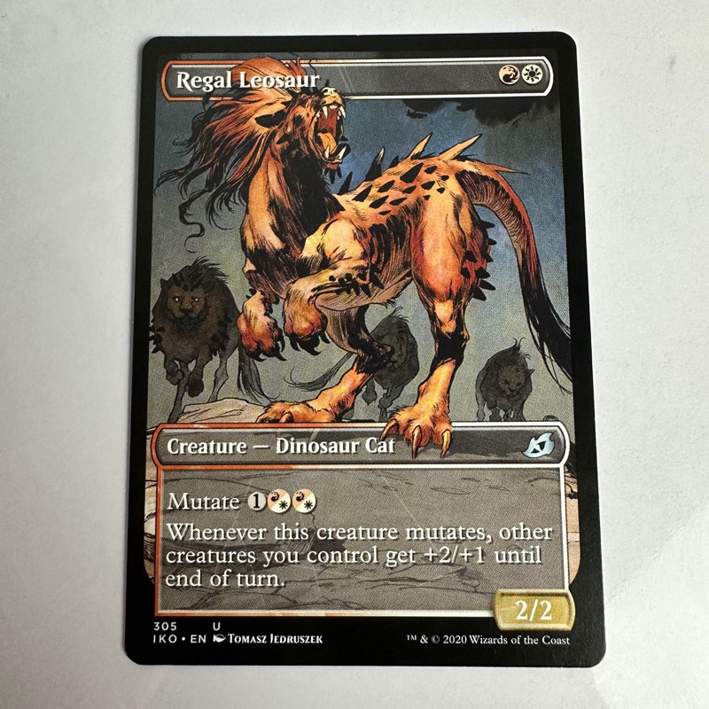 REGAL LEOSAUR | IKO IKORIA : LAIR OF BEHEMOTHS | MULTICOLOR | MTG MAGIC ...