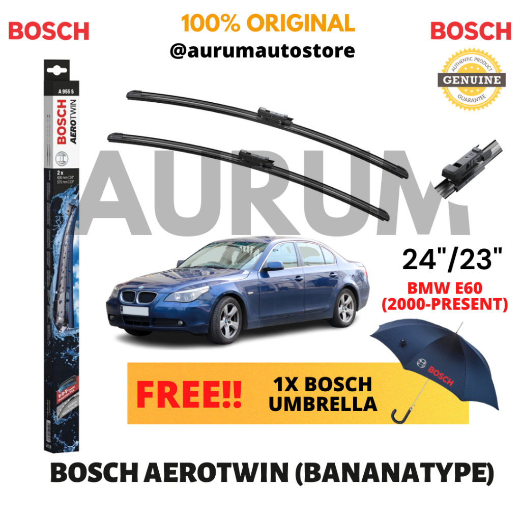 Bosch Aerotwin Wiper Blade set for BMW E60 (2pcs) Shopee Philippines