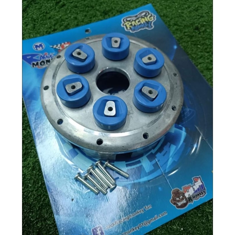 RACING MONKEY CLUTCH HOUSING WITH DAMPER AND PIN FOR SNIPER 150 V1/V2