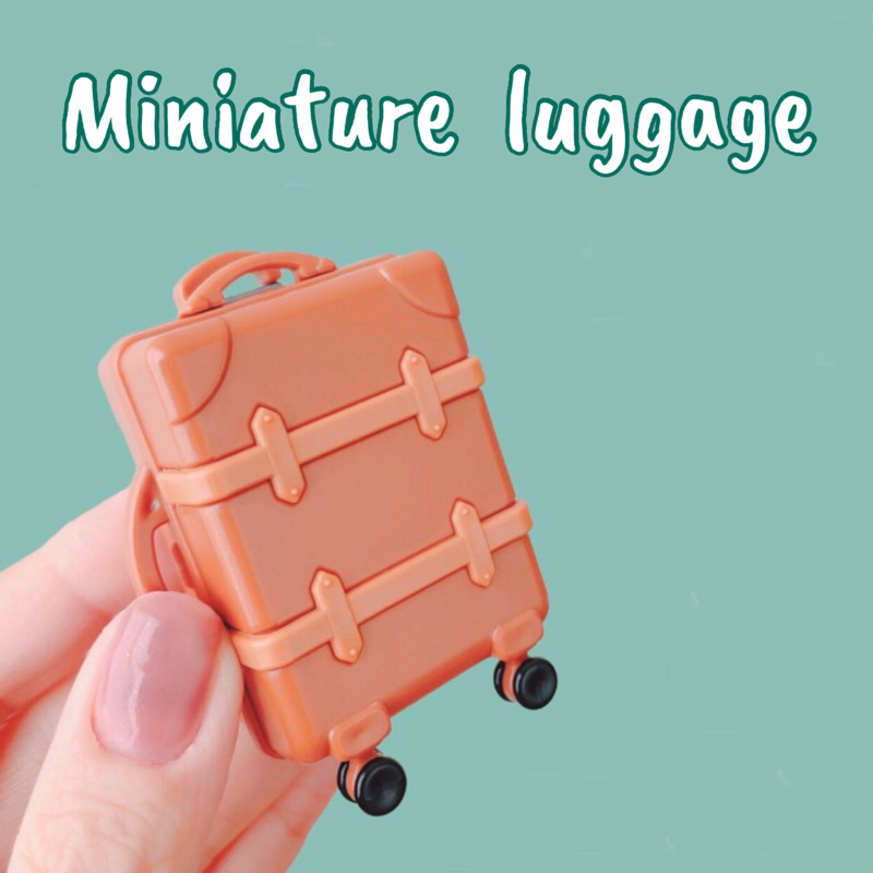 Pre order Collectibles Miniature luggage Miniature carry case