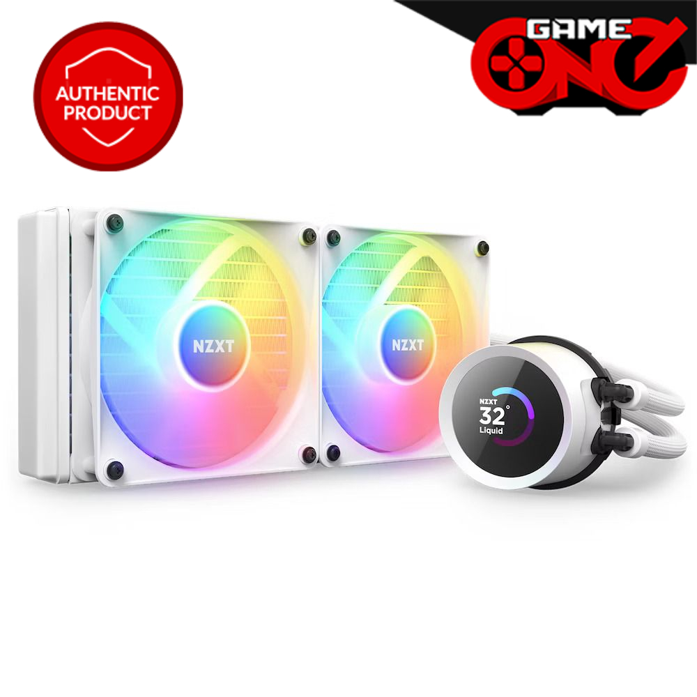 NZXT Kraken 240 RGB 240mm Allinone Liquid Cooler with LCD Display