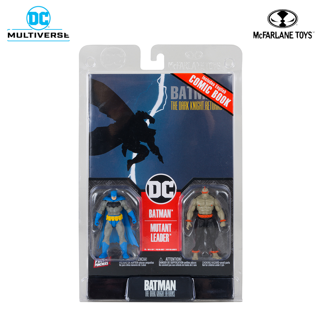 McFarlane Toys DC DIRECT GAMING 2PK: BATMAN (BLUE) & MUTANT LEADER (DKR ...