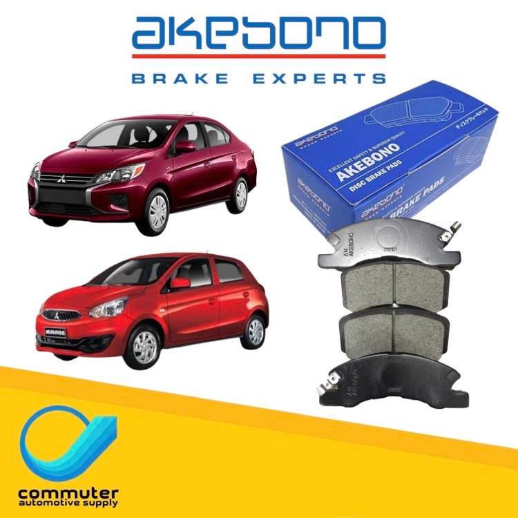 [Mitsubishi Mirage G4 and Hatchback 20122024] Front Disc Brake Pads