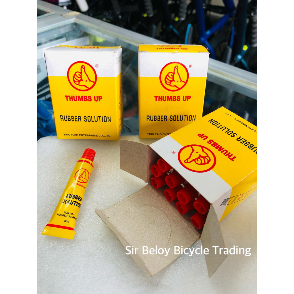 Thumbs Up Rubber Solution 8ML Sold Per Piece Tire Cement Bicycle