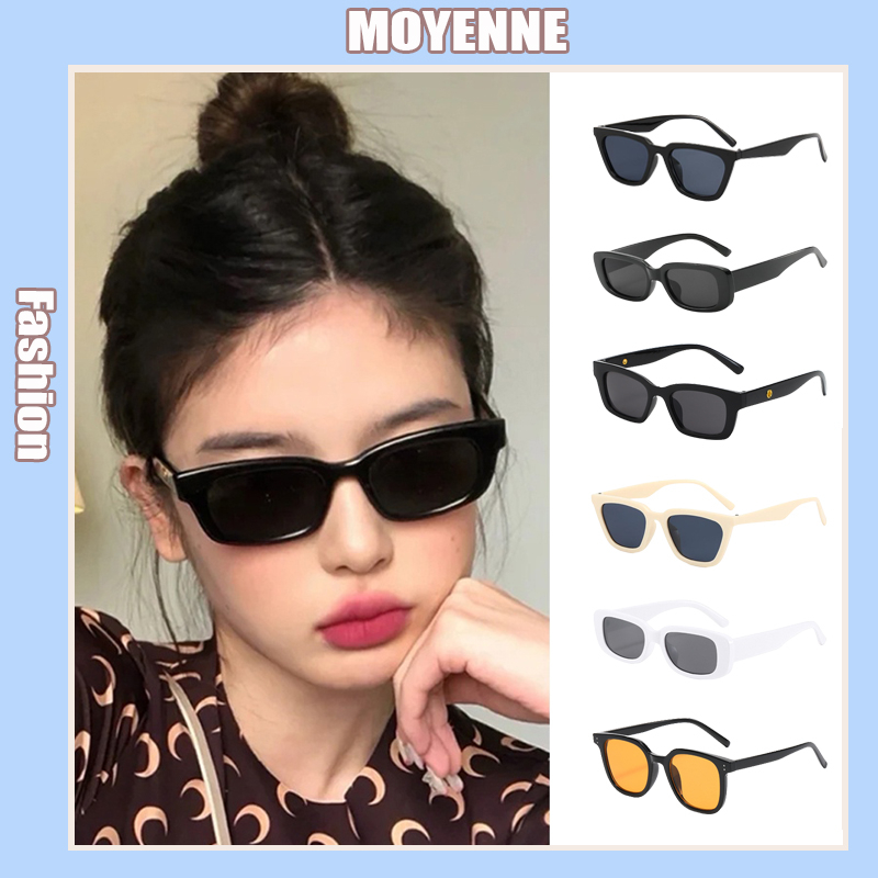 Unisex AntiUV Highquality Women Black Sunglasses Jennie the same