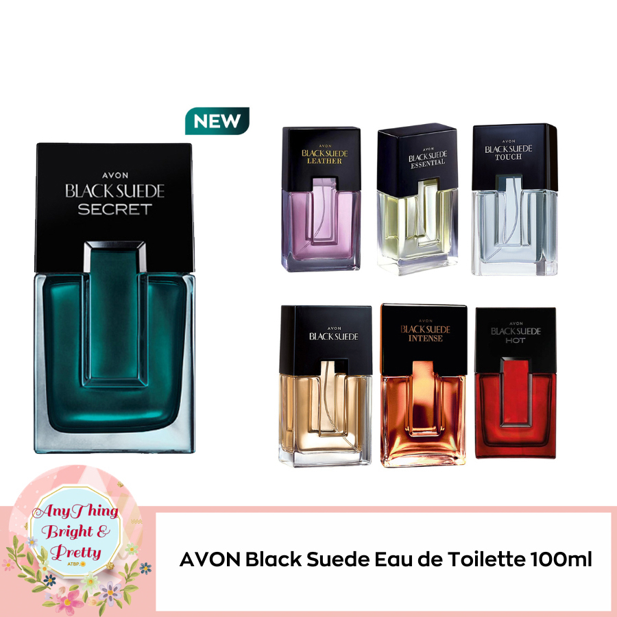 Parfum Avon Black Suede Eau De Toilette - Flacon Collector 150ml, Notes Boisées Et épicées Pour Homme