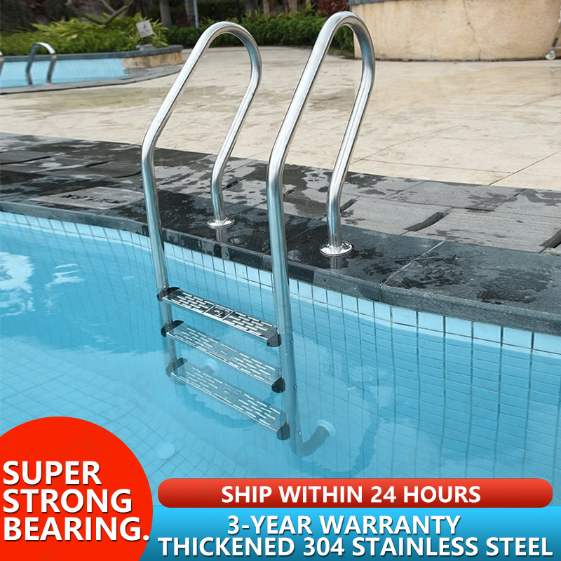 Swimming Pool Ladder 304 Thickened Stainless Steel Swimming Pool