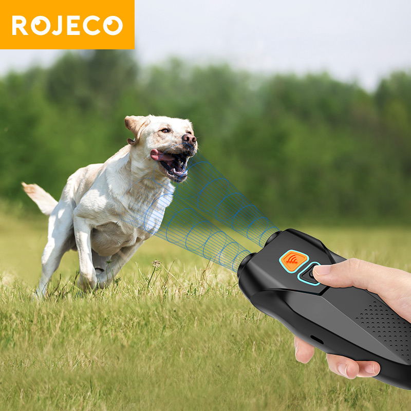 Rojeco Double Head Repeller For Pet Dogs Ultrasonic No Dog Noise