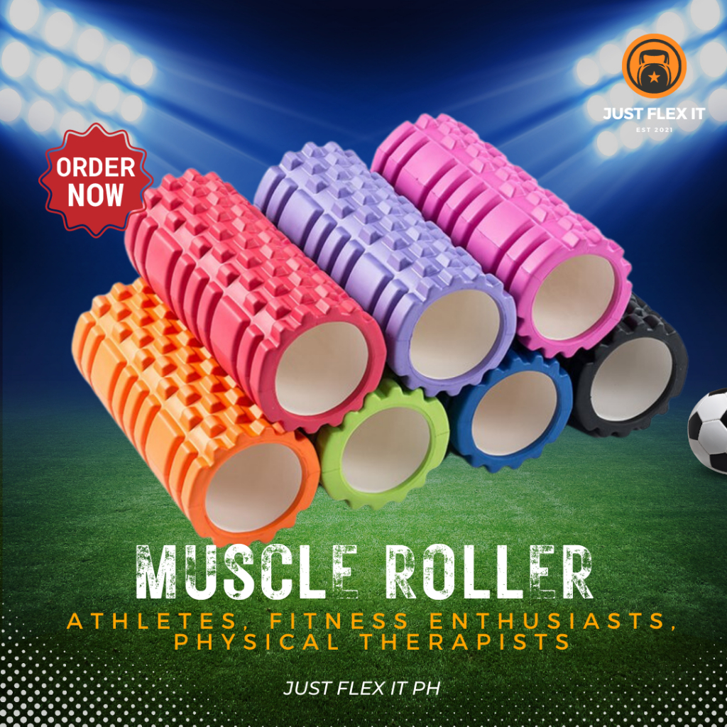 PRCTZ Massage Foam Roller 4-point Handheld Muscle Massager