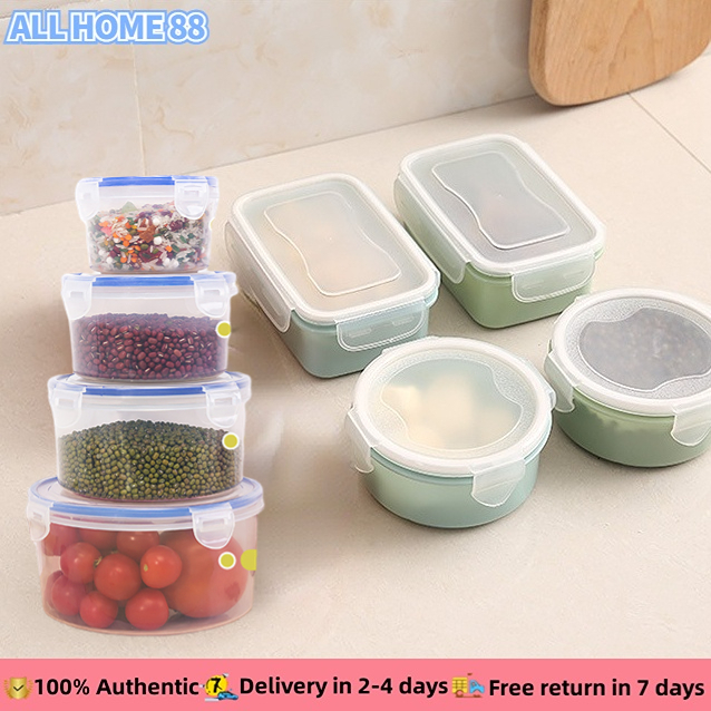 Mini Food Storage Containers Airtight PP Refrigerator Condiment