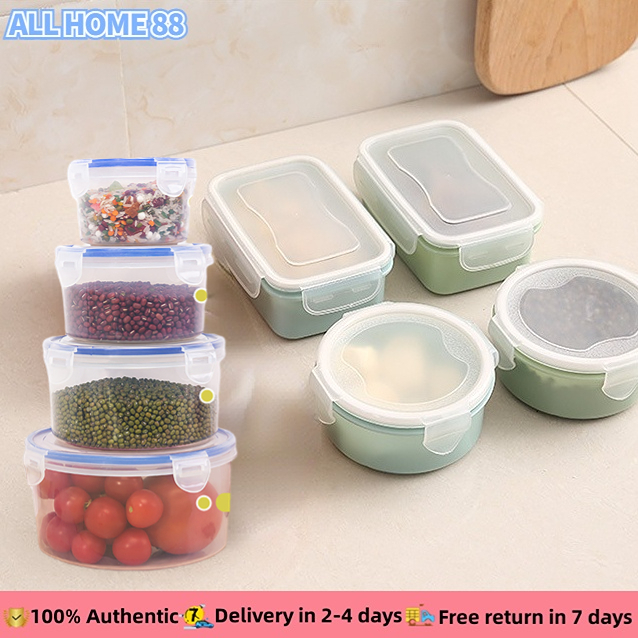 Mini Food Storage Containers Airtight PP Refrigerator Condiment ...