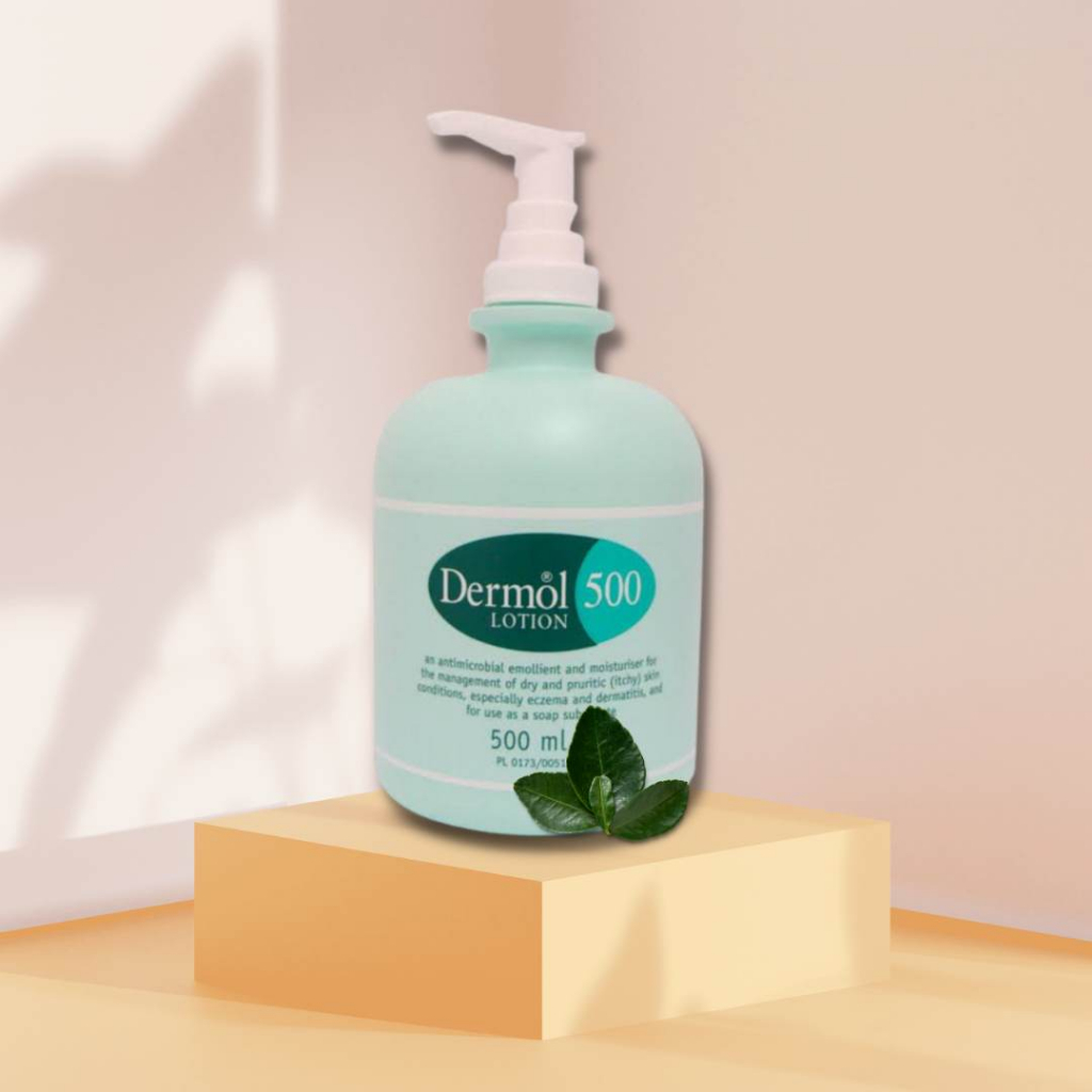 Dermol Lotion 500ml Moisturizer For Dry Itchy Skin Eczema Dermatitis