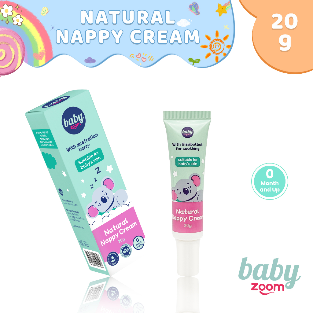BabyZoom Natural Nappy Cream 20g Remedies In a Rash Don't Rash ...