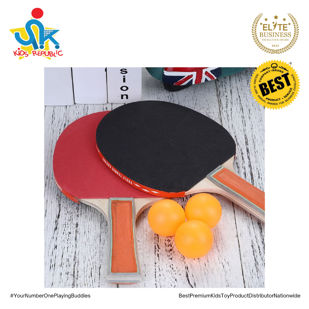 Wooden Table Tennis Racket w/ Ping Pong Ball | Shopee Philippines