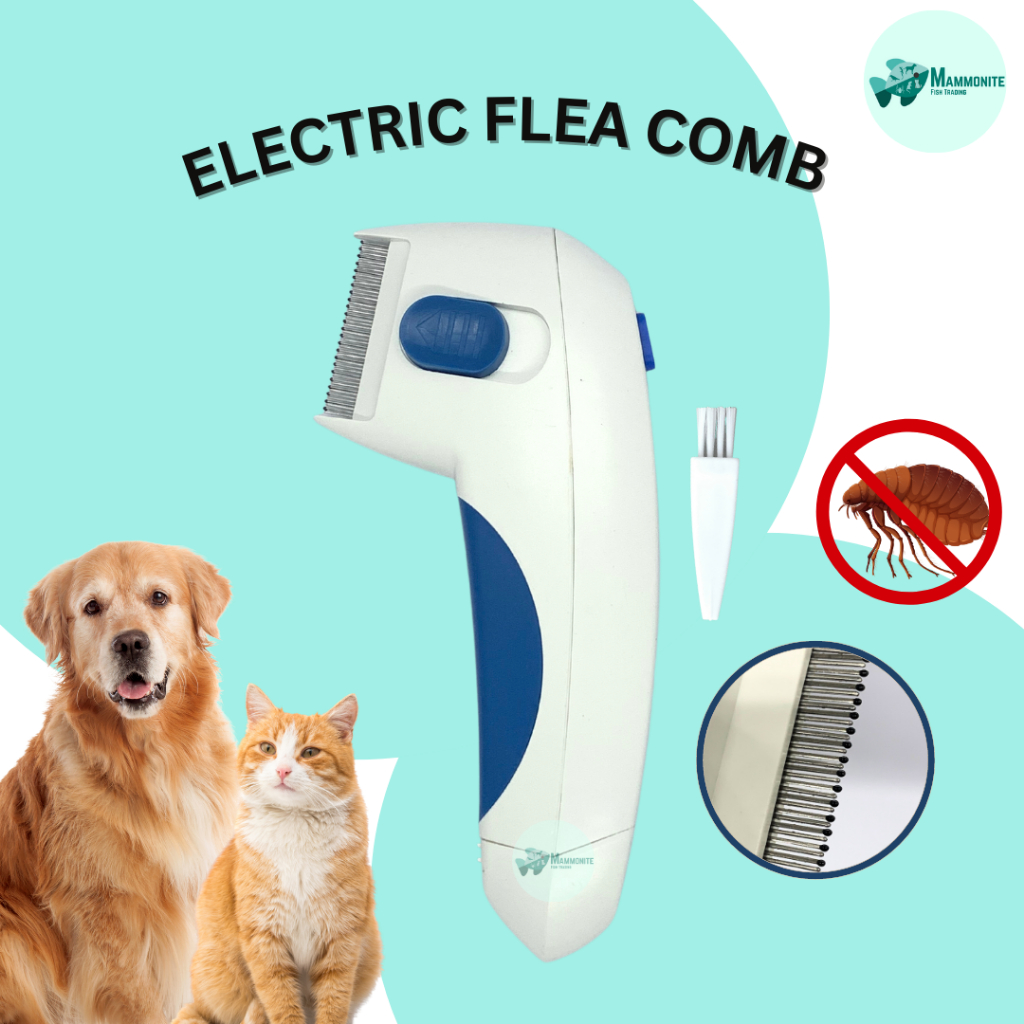 FLEA DOCTOR ELECTRIC CHARGED FLEA COMB FOR CATS AND DOGS Shopee