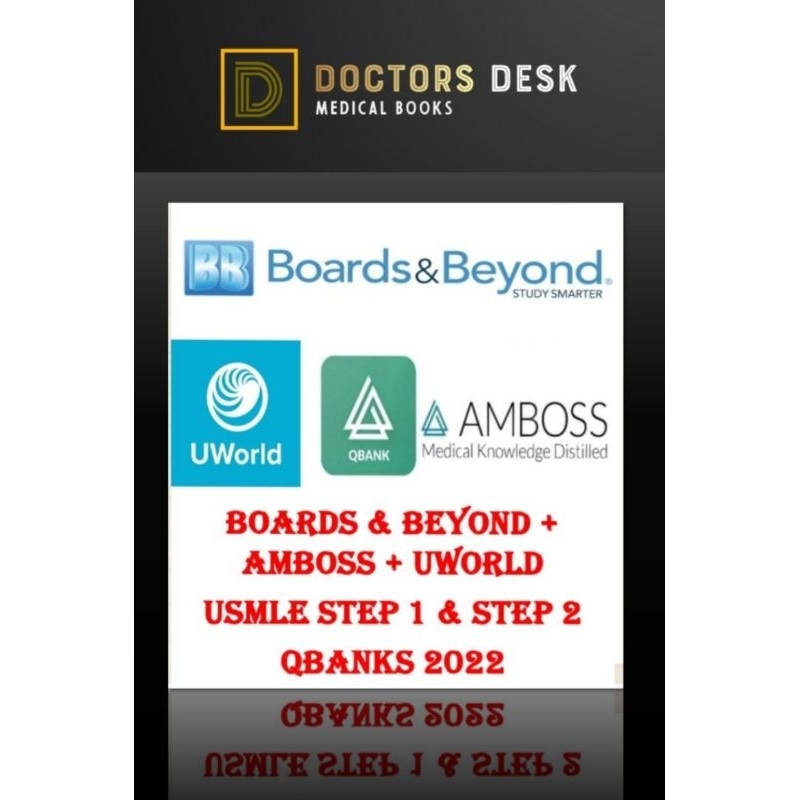 boards & beyond + AMBOSS + uworld QBANK compilation 2021/2022 Shopee