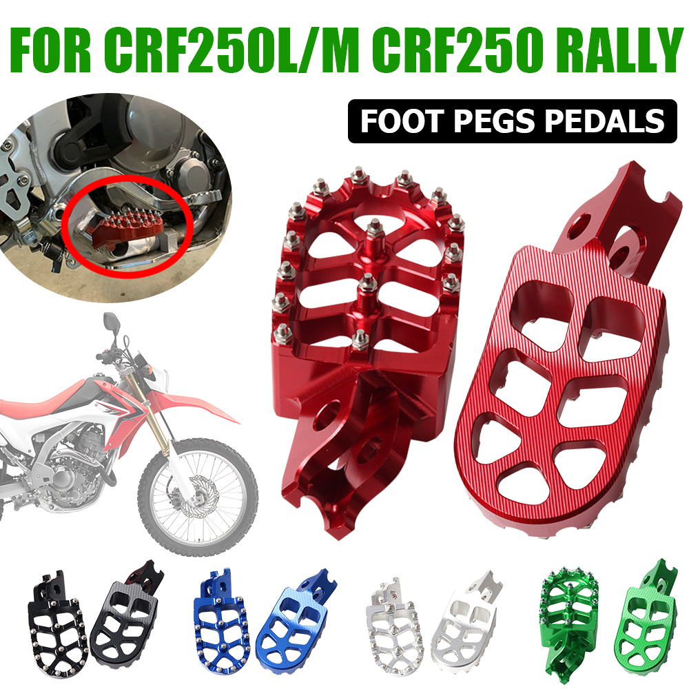 Ebike Pegs Red Dirt Bike CNC Foot Pegs For CRF125 CRF250 CRF450 - Foto 6