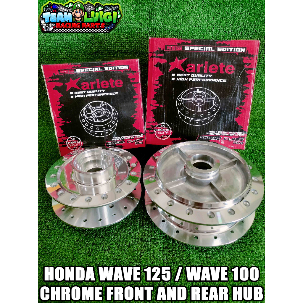 ARIETE CHROME HUB SET FOR HONDA WAVE 125 / WAVE 100 | Shopee Philippines