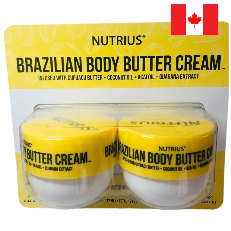 2x177 NUTRIUS Brazilian Body Butter Cream Made In Canada Shopee
