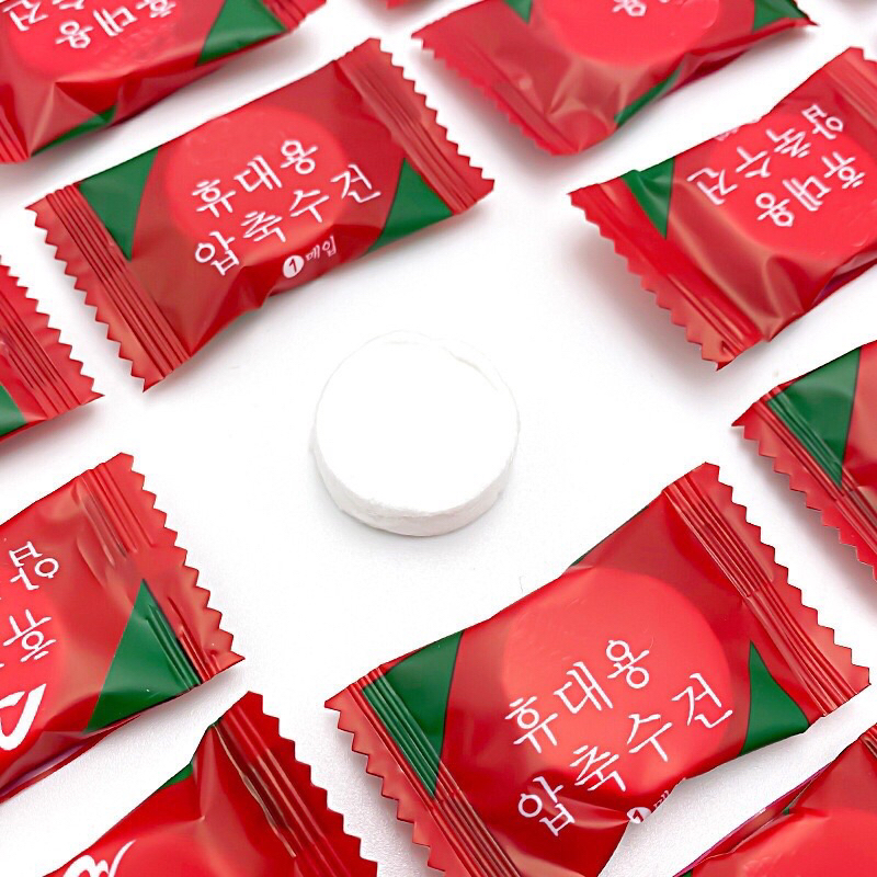 Disposable compressed pure cotton wet wipes portable bath towels ...