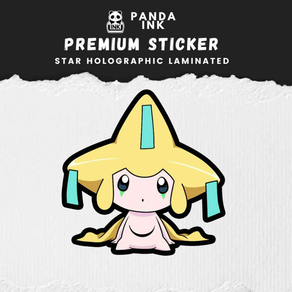 Pokemon Jirachi Star Holographic Laminated Sticker | Shopee Philippines