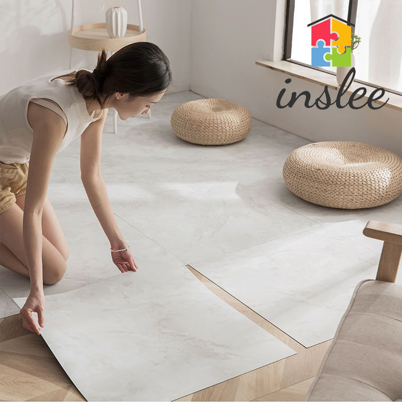 45X45CM Marble Vinyl tiles 91X16CM Grain Floor Stickers Self Adhesive
