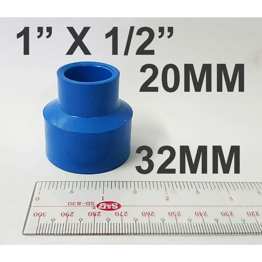 PVC BELL REDUCER 32MM X 20MM BLUE FOR CLEAN WATER ...