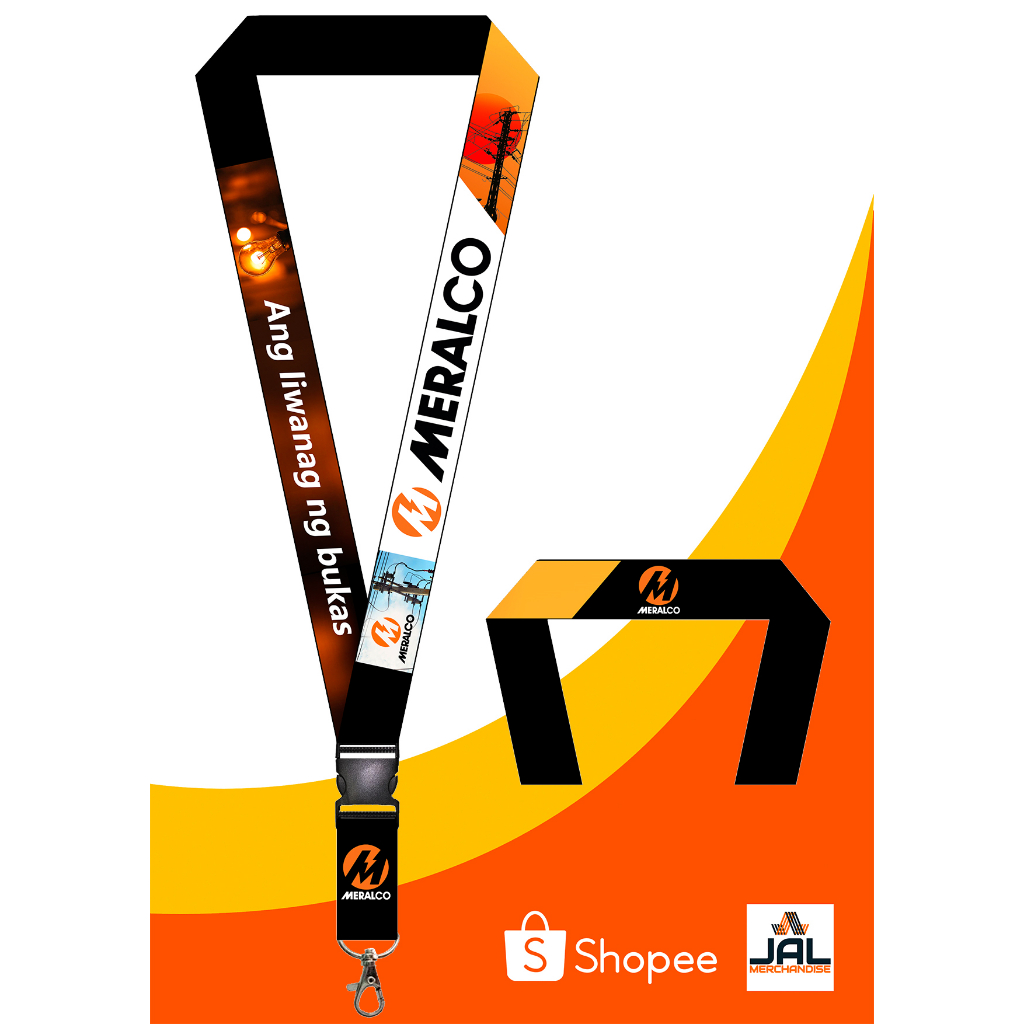 Meralco ID lace design / ID lanyard / ID sling | Shopee Philippines