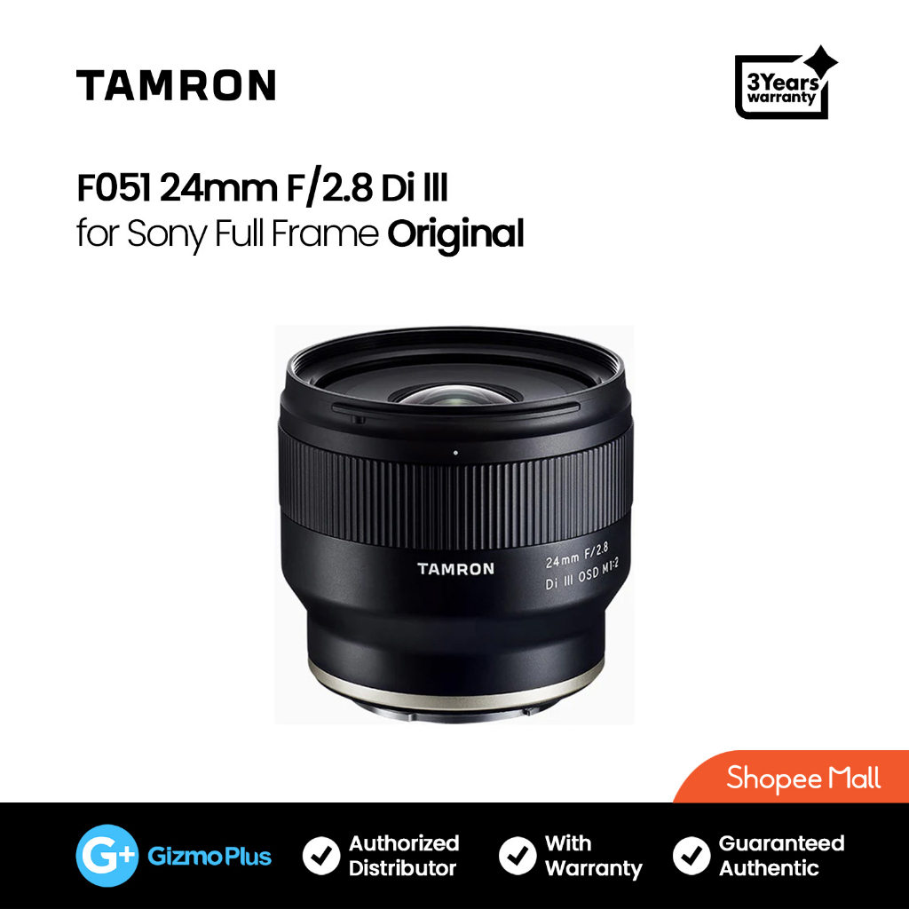 Tamron F051 24mm F/2.8 Di lll for Sony Full Frame Camera Lens Shopee
