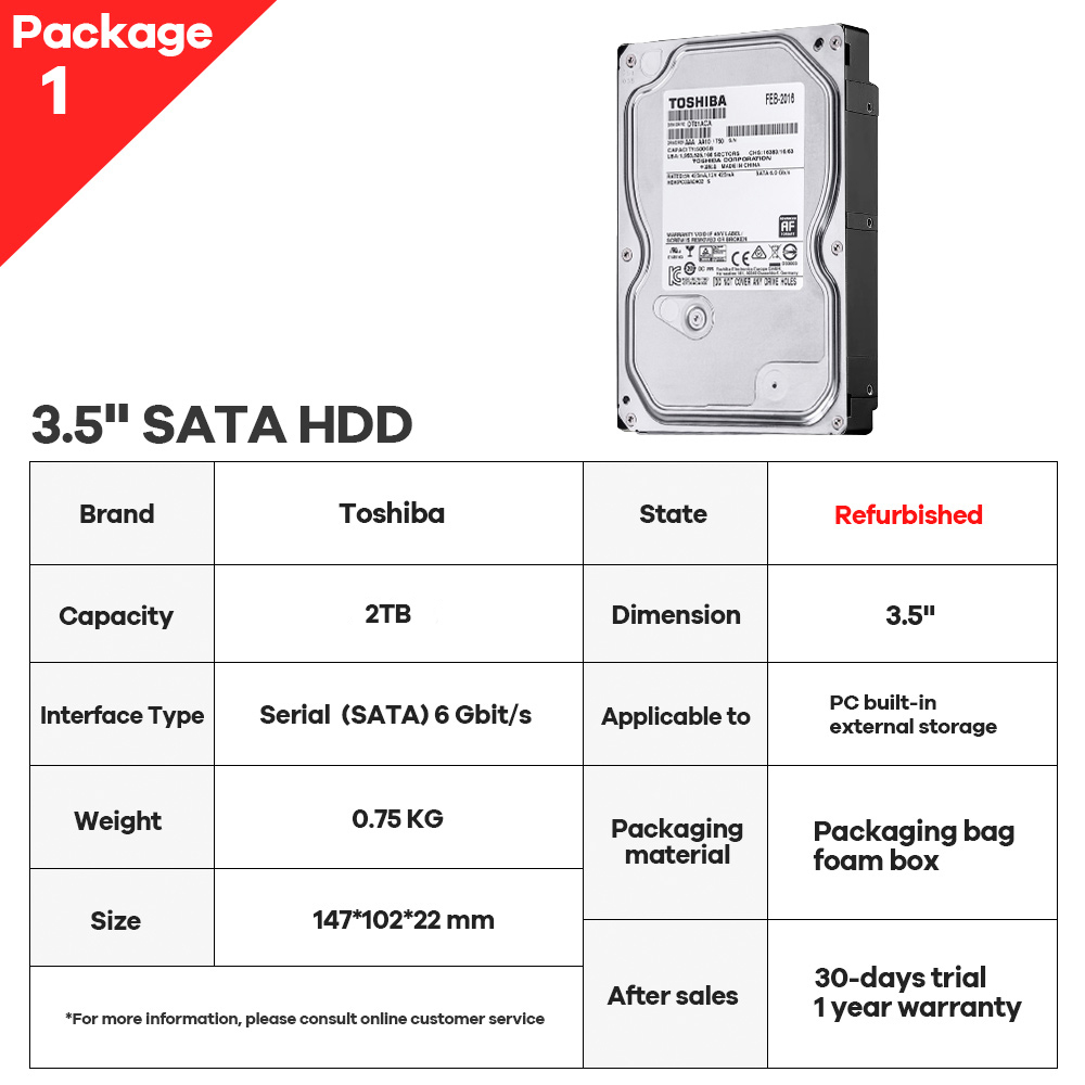 Seagate Wd 3.5inch Hdd 500g 16tb Sata3 6gb S Original Mechanical Hard 