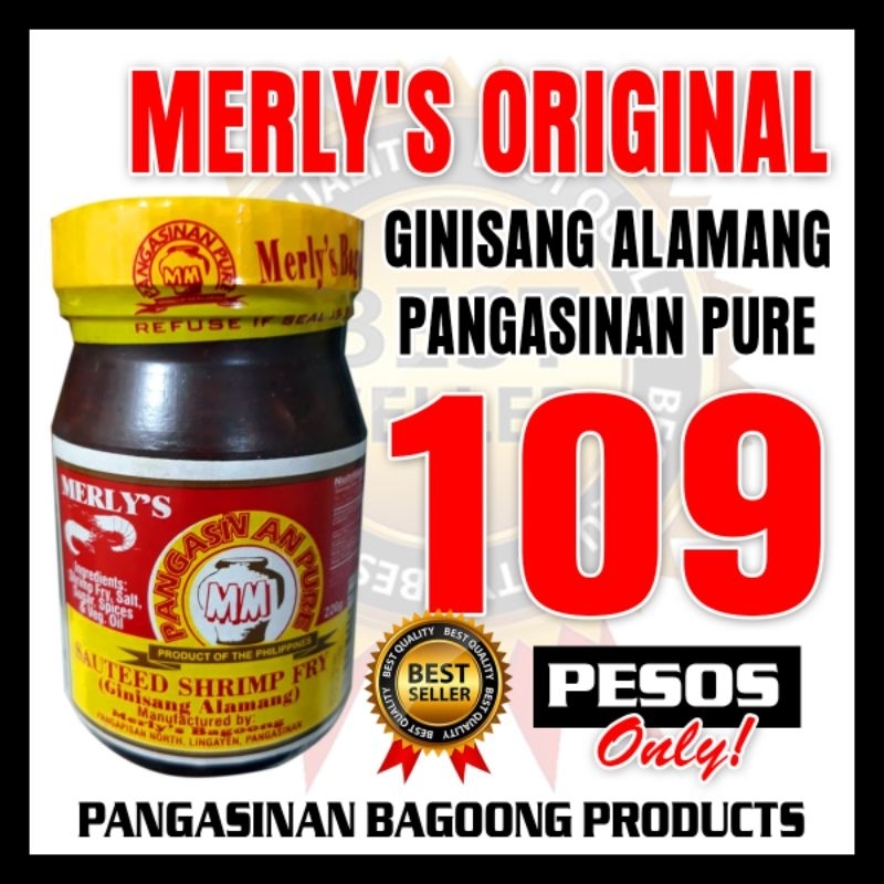 Pangasinan Best Ginisang Alamang Original Lingayen Pangasinan 220g ...