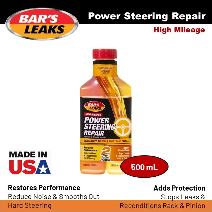 Bar's Leaks 1600 High Mileage Power Steering Repair, 16.9 oz. (500 ml(01)