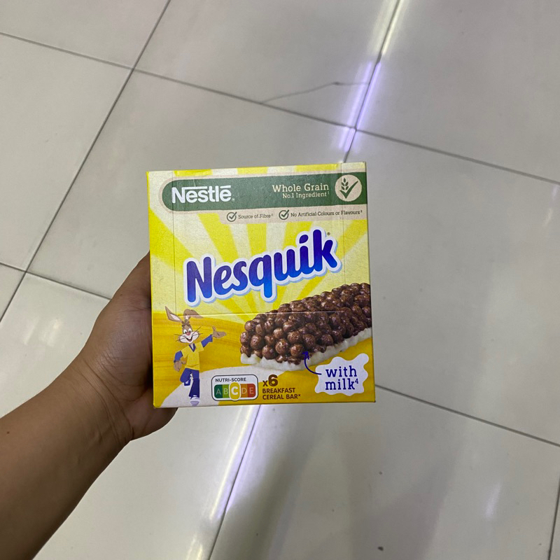 NESTLE NESQUIK BREAKFAST CEREAL BAR 6 BARS Shopee Philippines