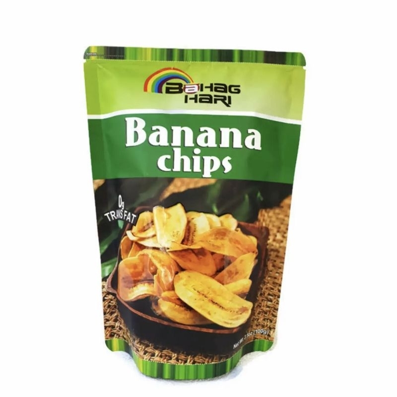 Philippines Bahaghari Rainbow Brand Banana Chips Dried Bananachips