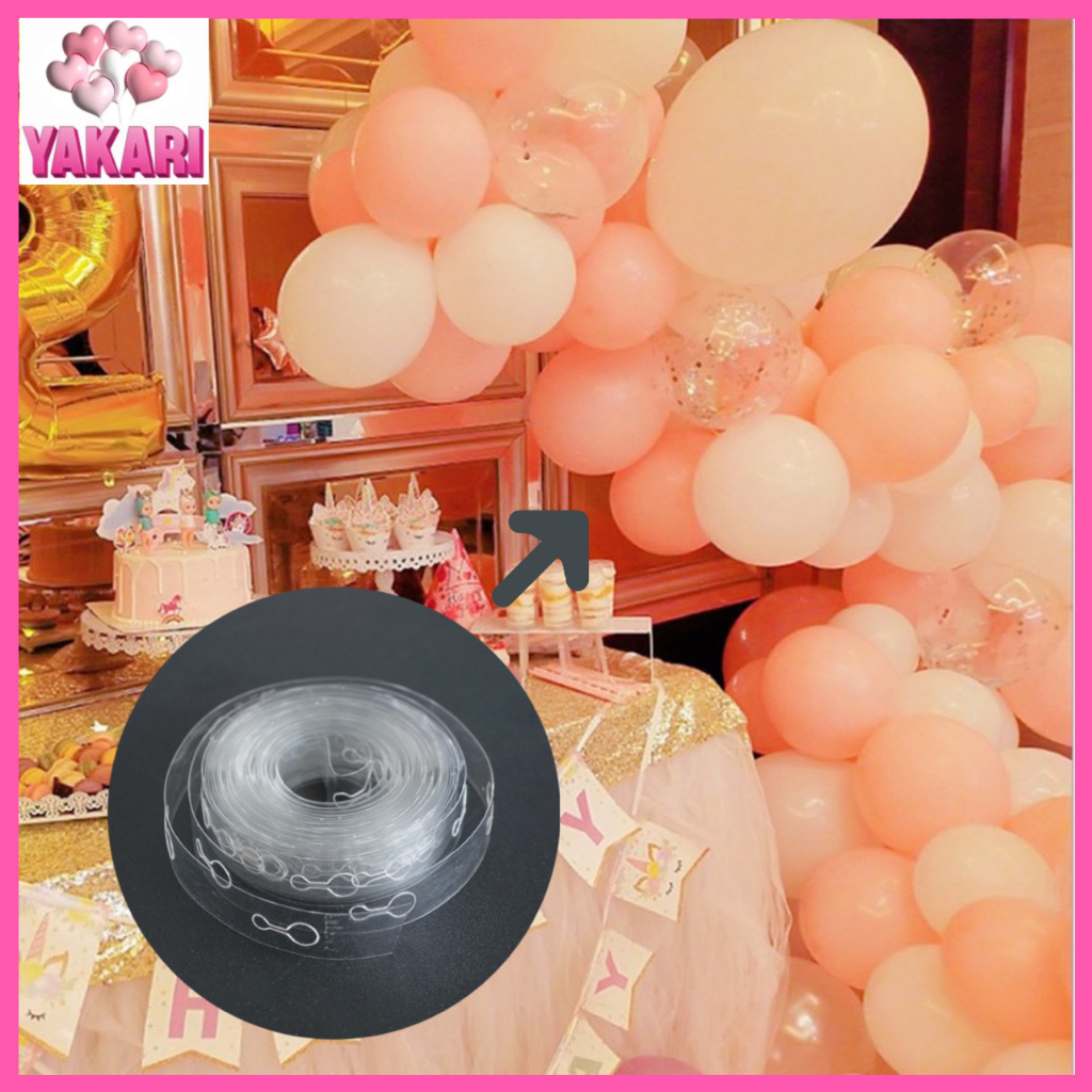 Balloon Chain 5 Meters Balloon Chain Double Hole For Balloon Decoration