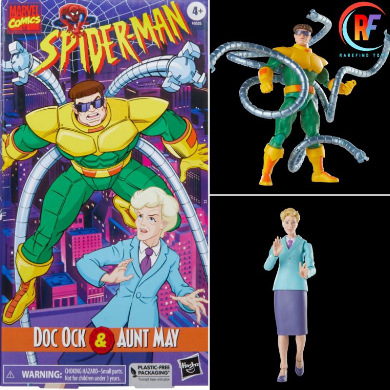 [In Stock] Marvel Legends Spider-Man VHS Doctor Octopus and Aunt May ...