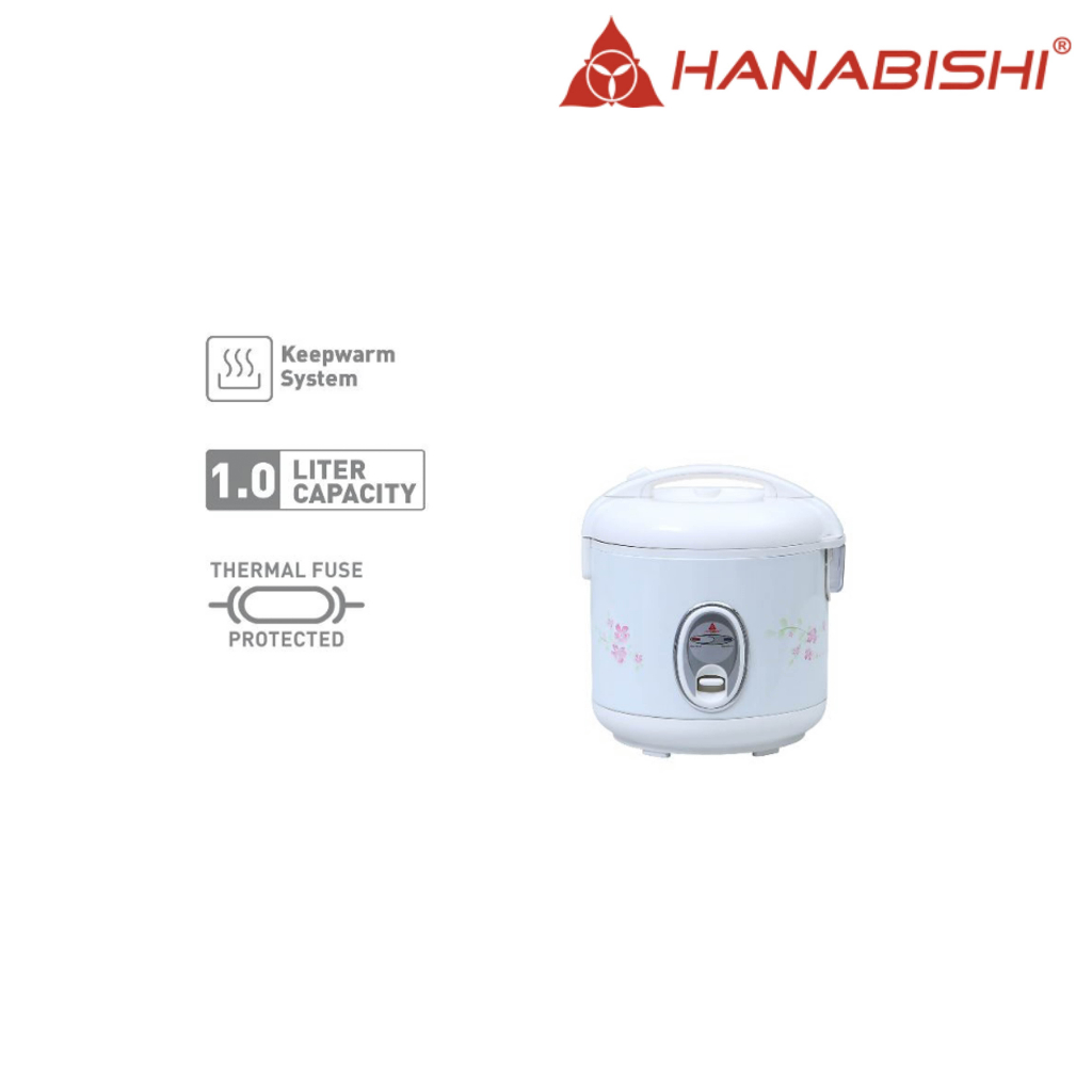 Hanabishi Jar type Rice Cooker HJC10 1L 5 cups 3in1 function (rice