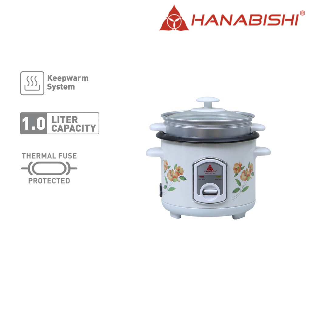 Hanabishi Rice Cooker HHRC10FSHA 1L Teflon Inner Pot Shopee Philippines