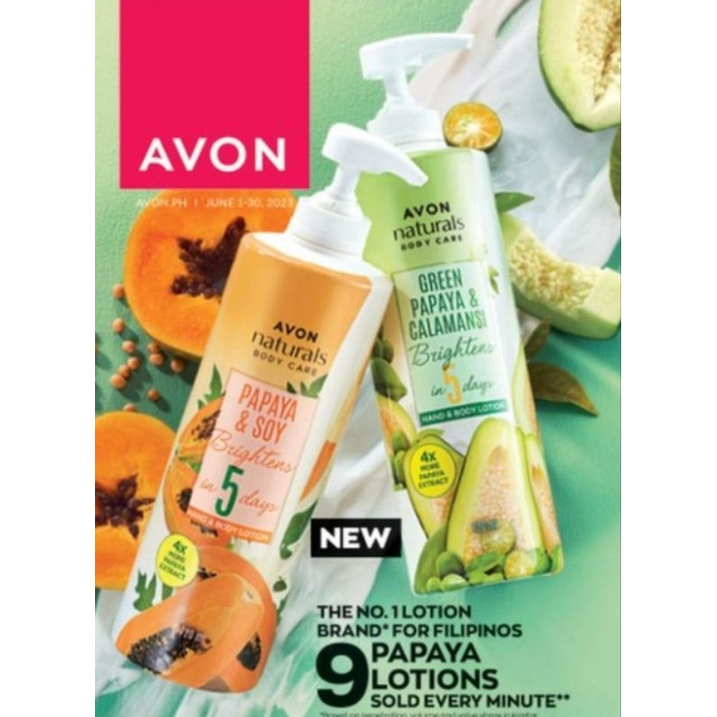 AVON Naturals Hand & Body Lotion jumbo size GREEN PAPAYA CALAMANSI 750