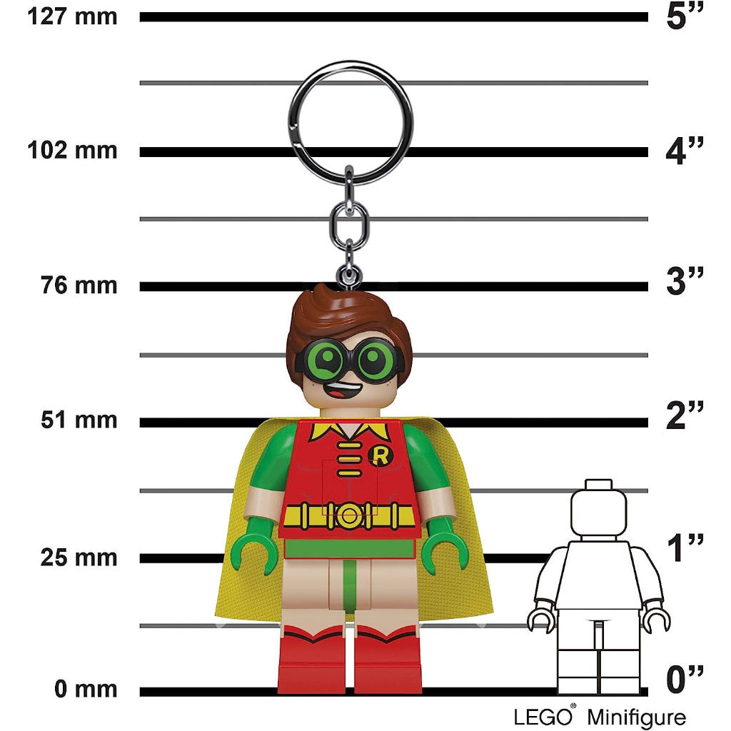 LEGO BATMAN MOVIE ROBIN LED KEYCHAIN LIGHT | Shopee Philippines