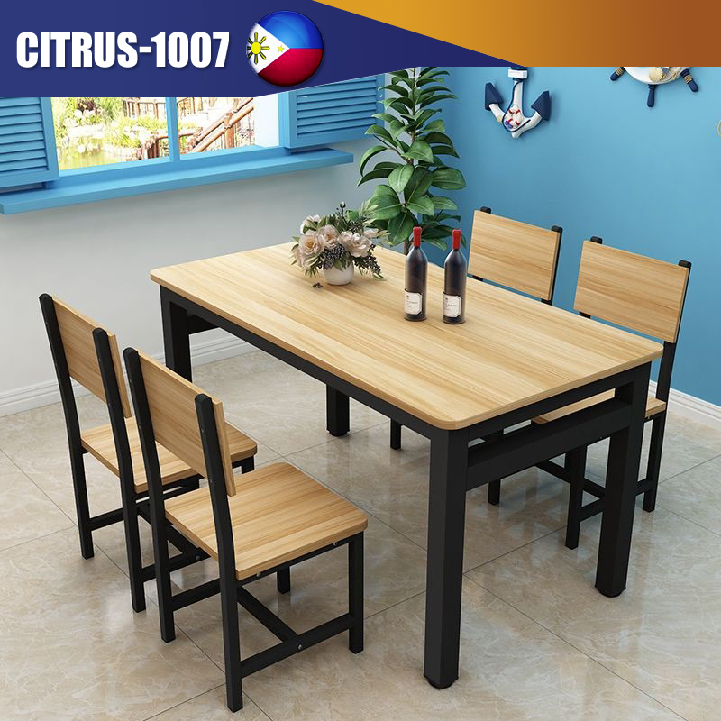 Simplicity Dining Table and Chair Package with 4PC Chair Restaurant