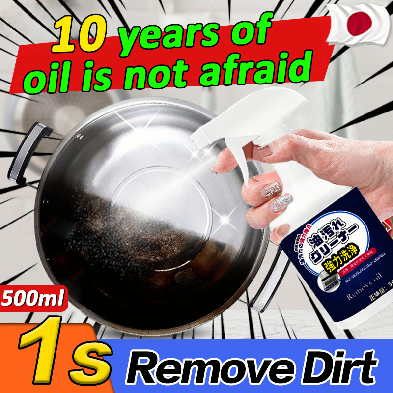 Kitchen Cleaner Spray Degreaser Removes Grease Grime Oil Stain