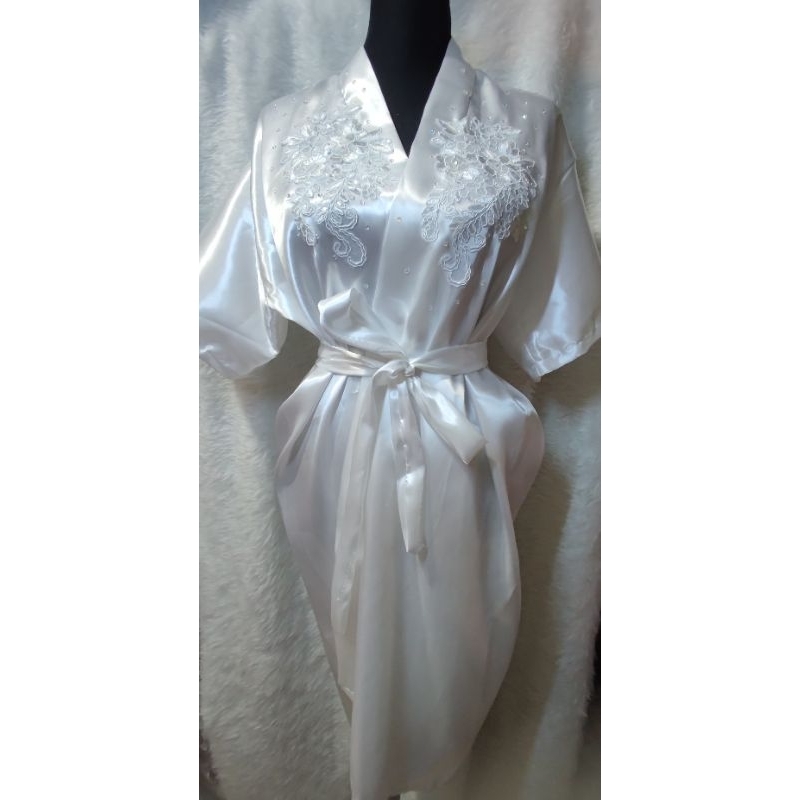 Satin Silk Bridal Robe Photoshoot Robe Shopee Philippines