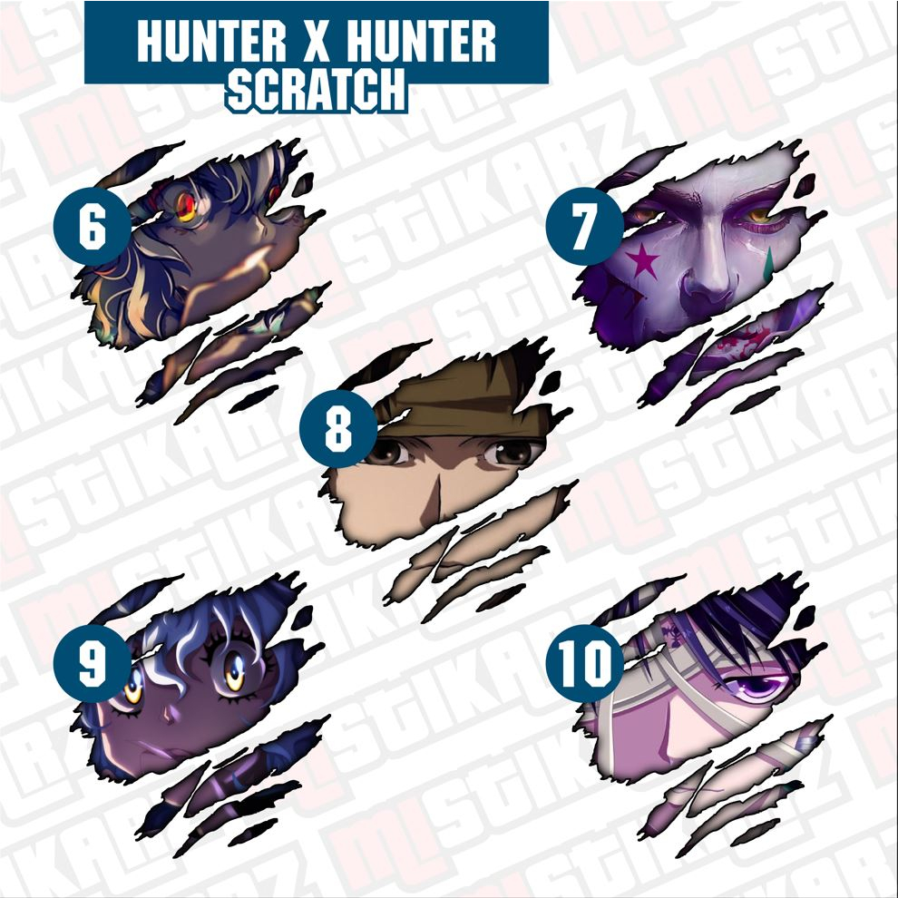 Hunter X Hunter Scratch Anime - Waterproof Sticker | Shopee Philippines