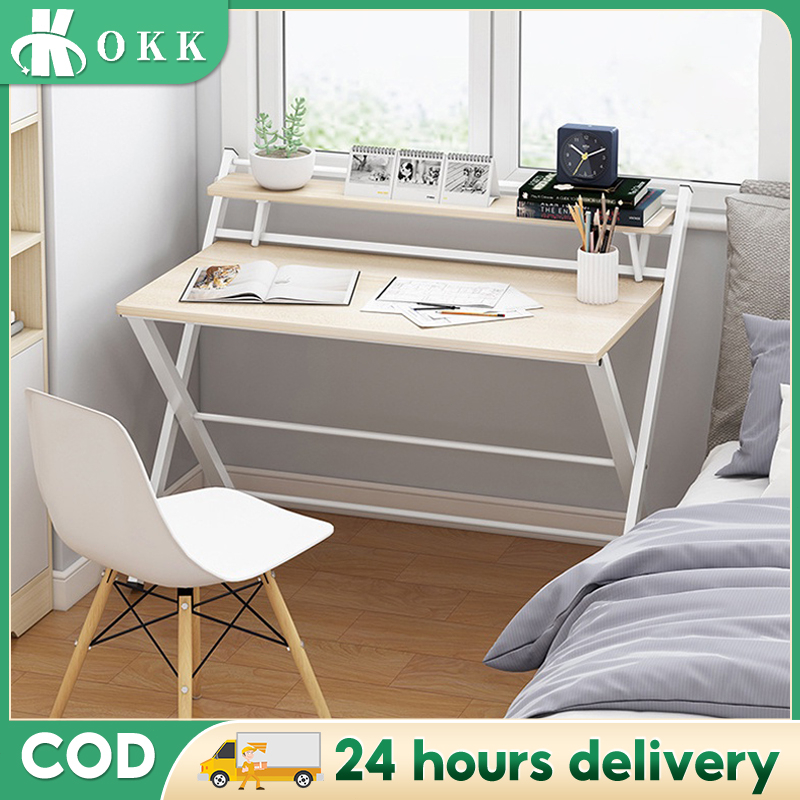 Foldable Computer Table Student Study Desk Adjustable Laptop Table