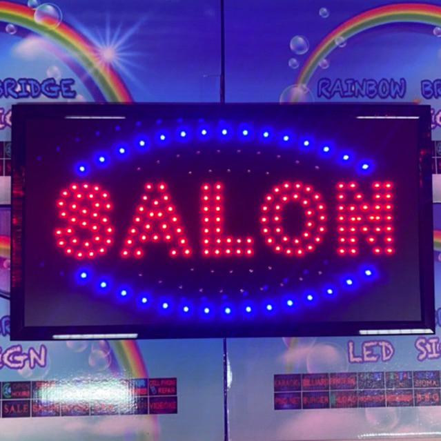 SALON - RAINBOW BRIDGE LED SIGNAGE (New-Small-Large) #SIZE: W48cm ...