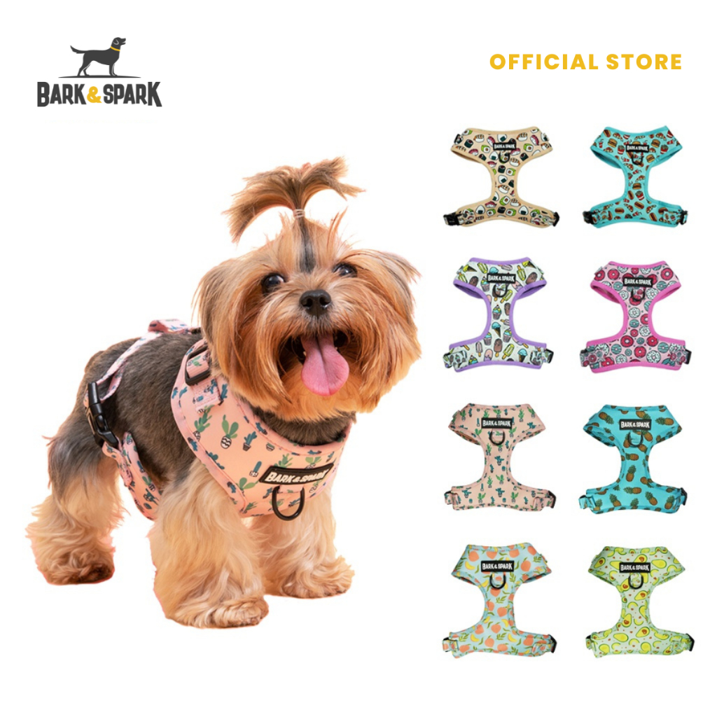 Bark and Spark Adjustable Dog Harness Soft and Durable Neoprene